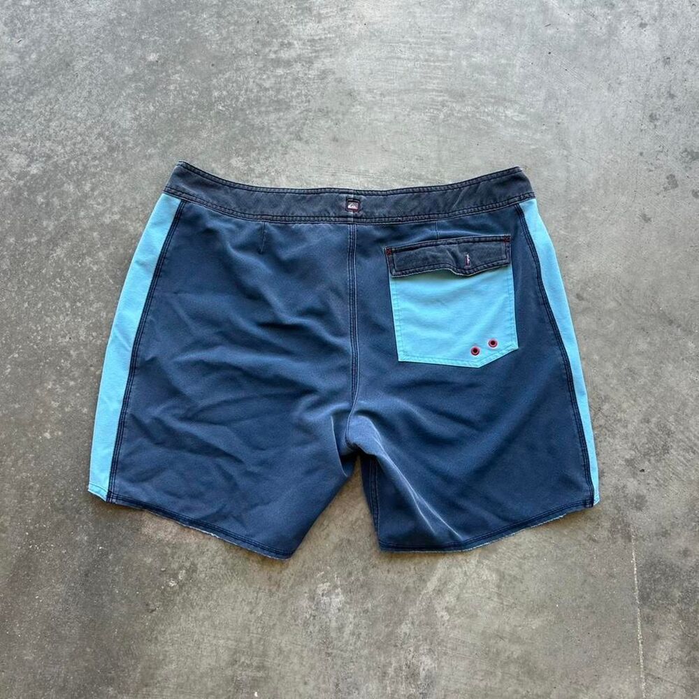 Quiksilver Men's Navy and Blue Swim-briefs-shorts - Picture 2 of 6